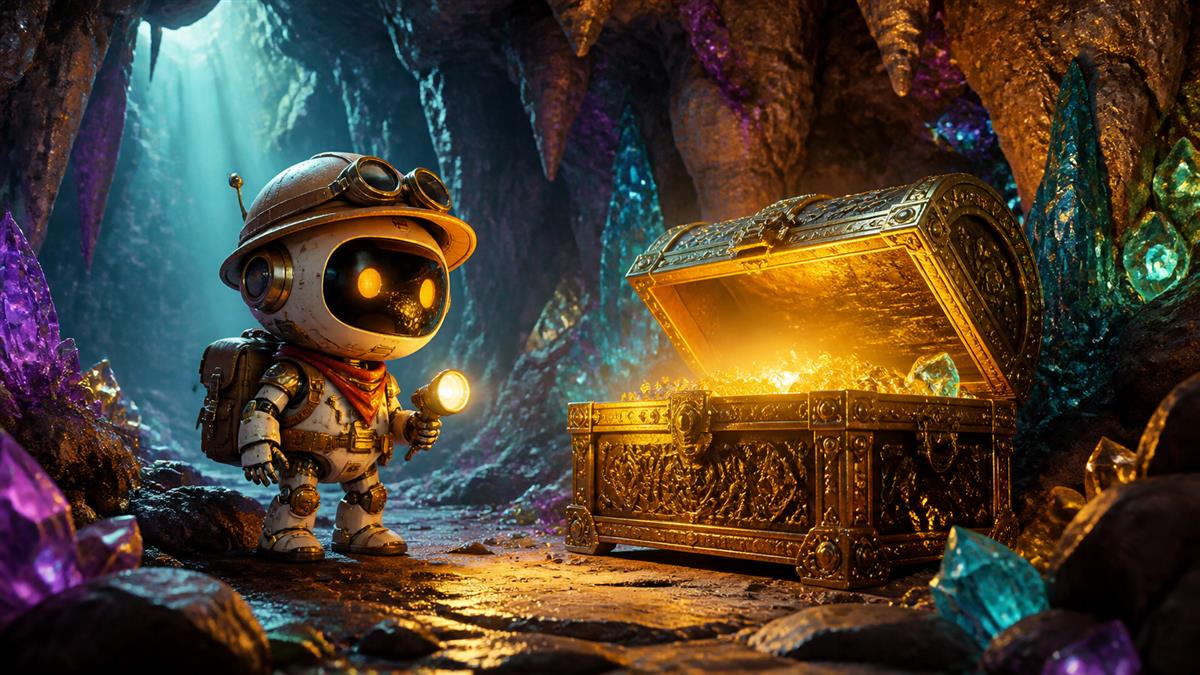 Ilustração editorial de Mr. Treasure’s Fortune